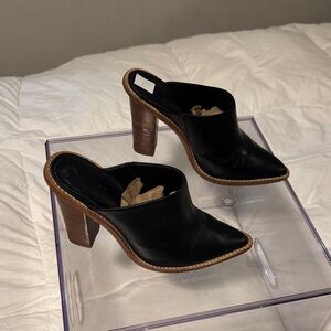 Tibi Black Leather Pointed Toe Shoes Women’s size 36/6